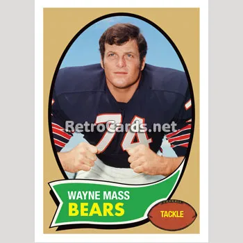 1970T Wayne Mass Chicago Bears