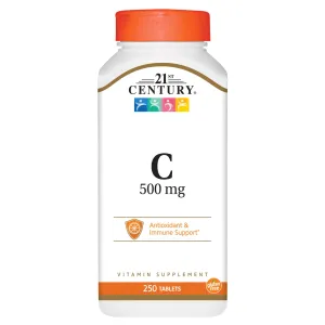 21st Century C 500 mg comprimidos, 250 unidades