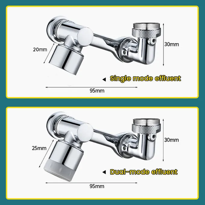 360° Rotary Water Bubbler Extension Faucet Fit for G1/2 Faucet