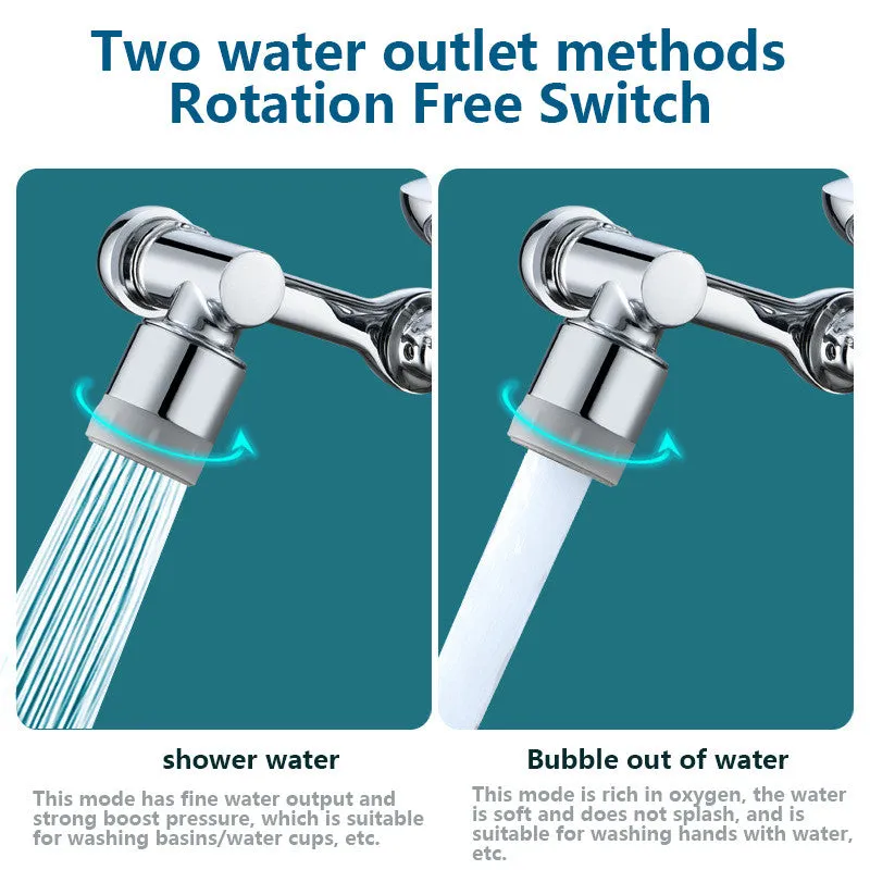 360° Rotary Water Bubbler Extension Faucet Fit for G1/2 Faucet