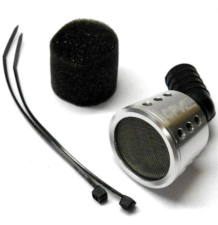 51710S 1/10 Alloy Taper RC Engine Air Filter Silver