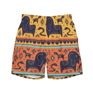 African print Men's swim trunks