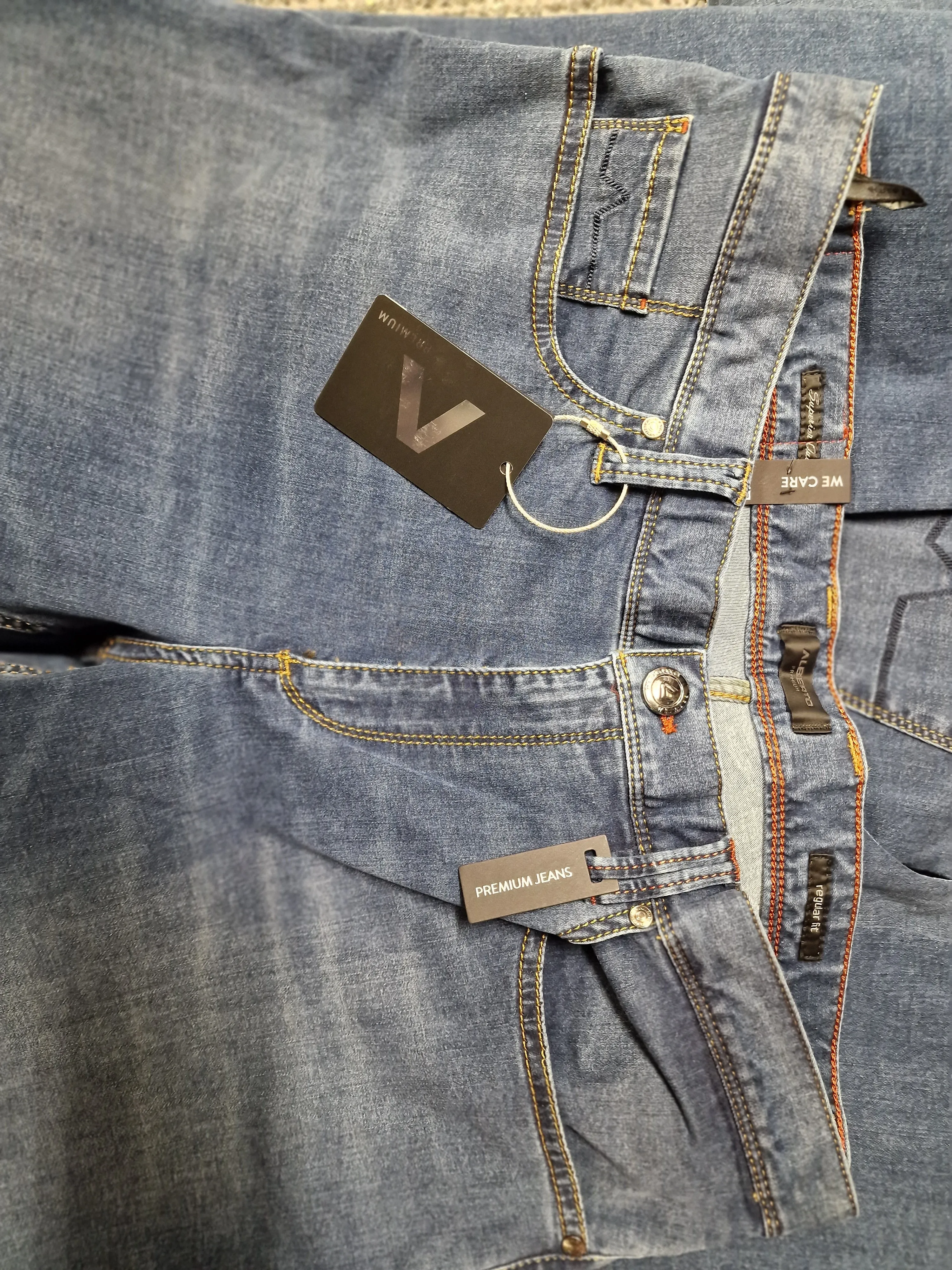 Alberto Tencel Blue Stretch Jeans