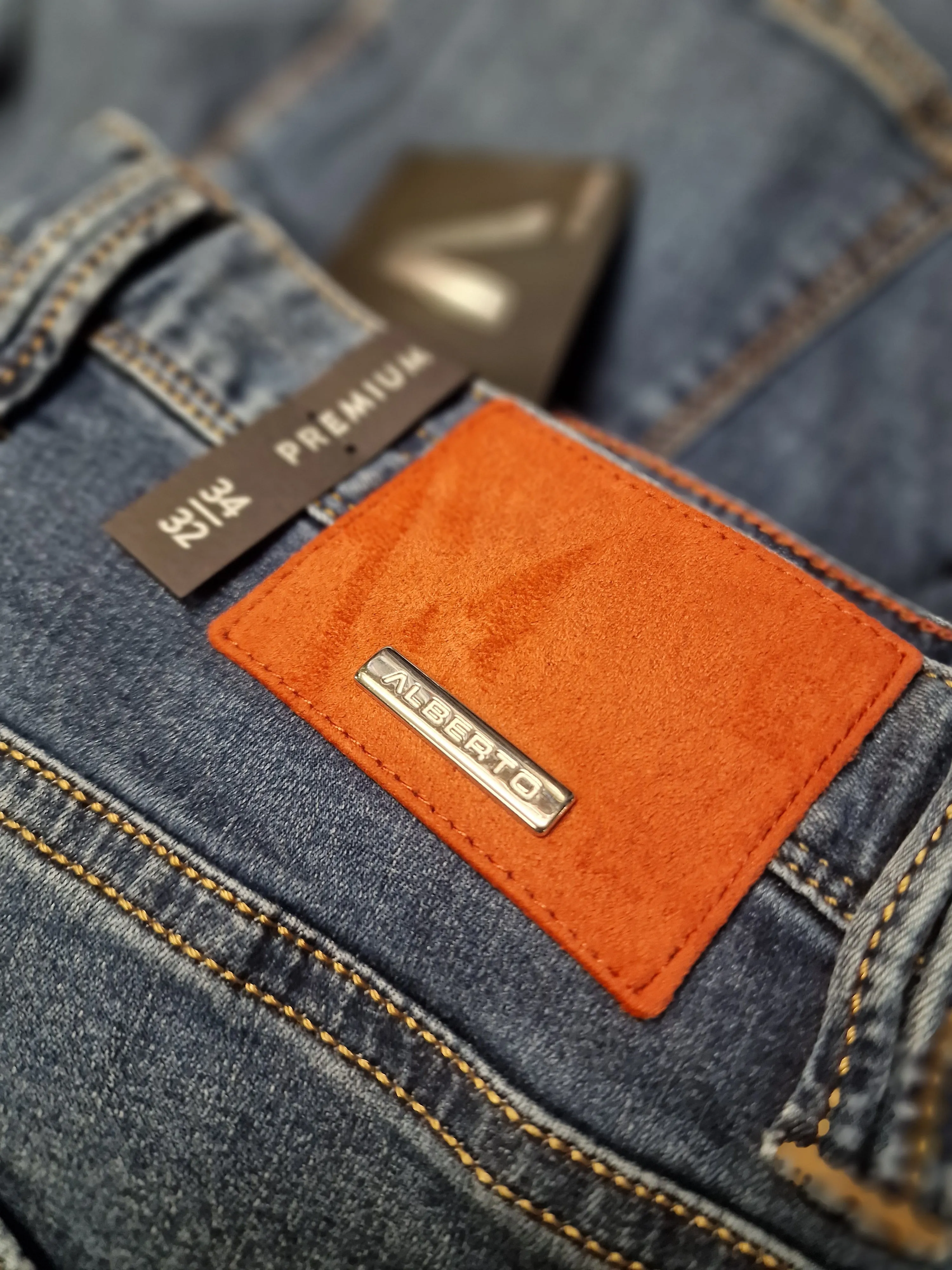 Alberto Tencel Blue Stretch Jeans