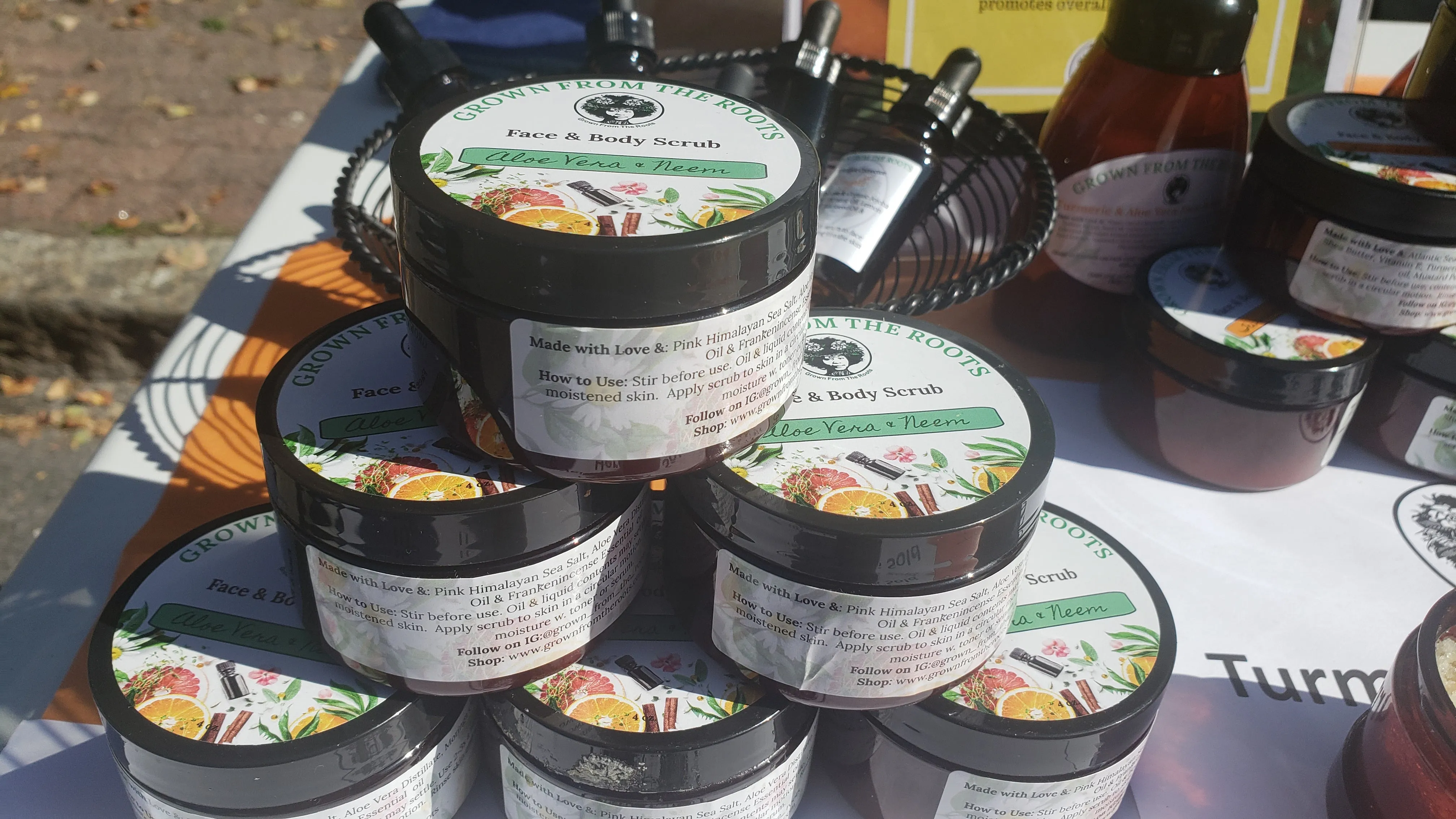Aloe Vera & Neem Face and Body Scrub