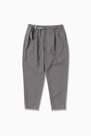 and wander - PE Melange Twill Pants - Grey