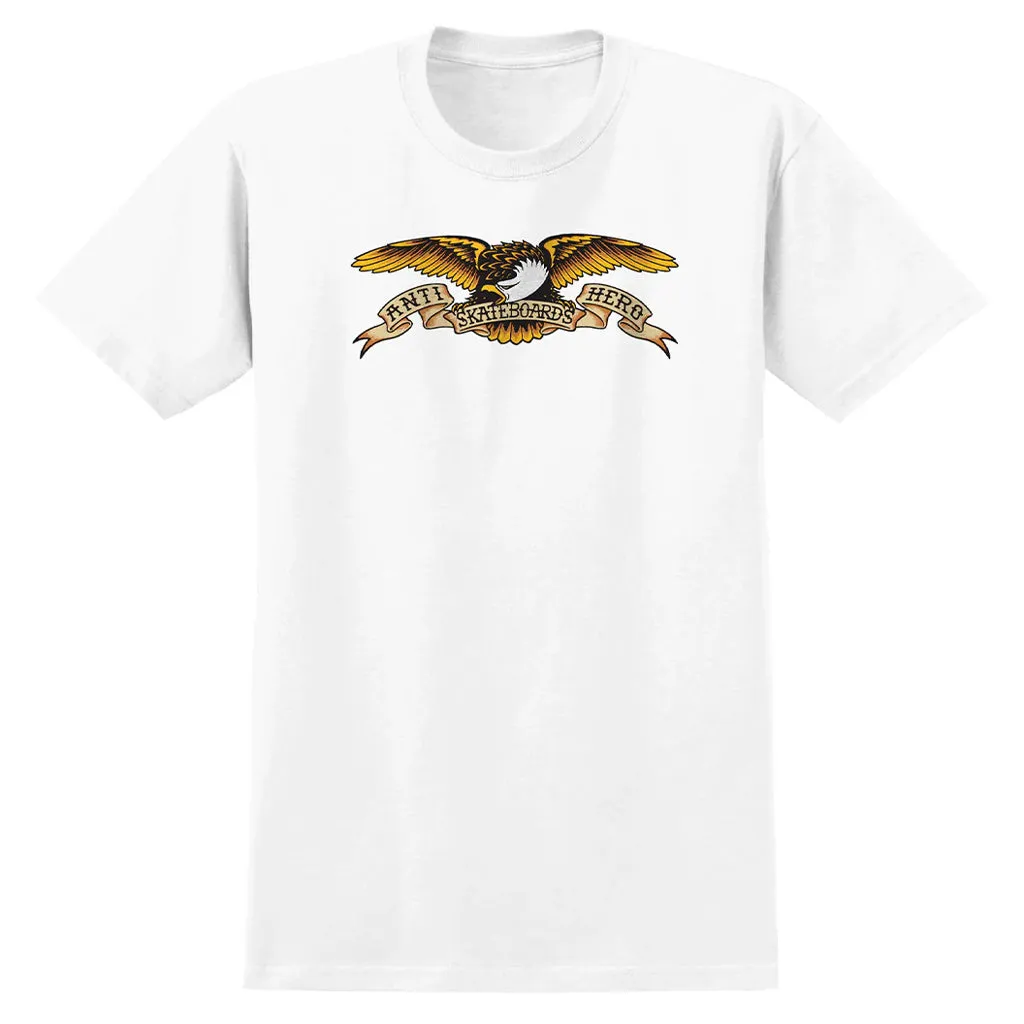 ANTI HERO EAGLE TEE - WHITE/MULTI