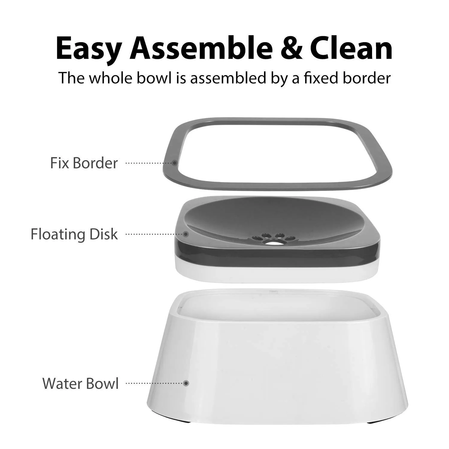 Anti-Spill Smart Water Bowl