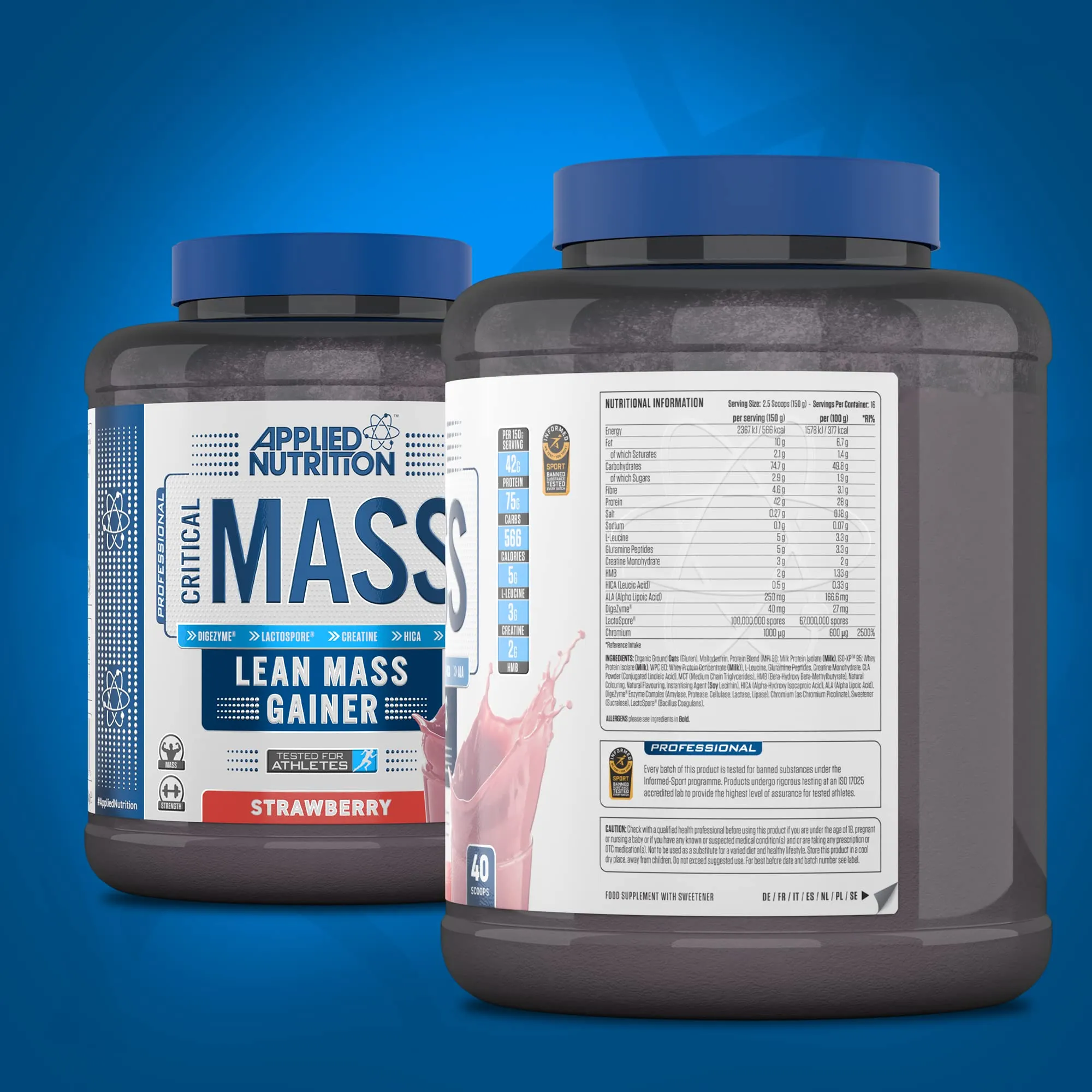 Applied Nutrition Critical Mass 2.4kg
