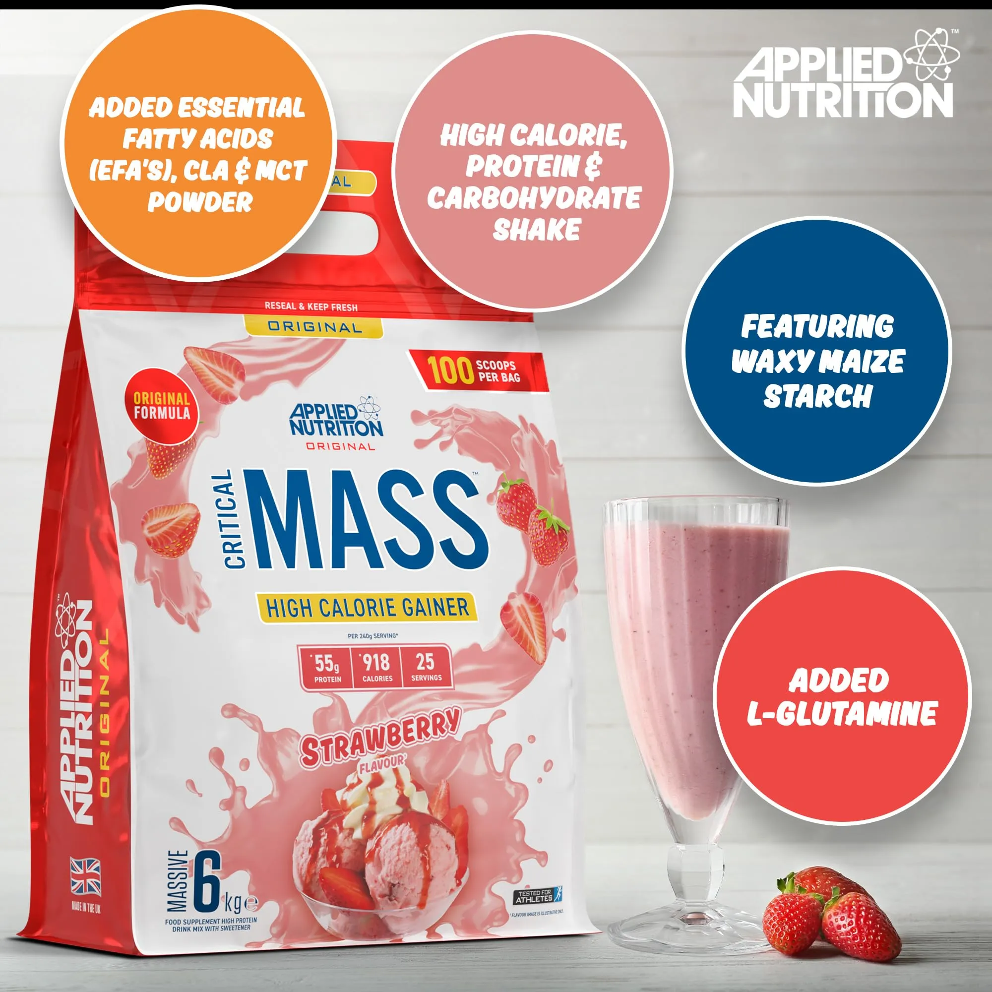 Applied Nutrition Critical Mass ORIGINAL - 6kg