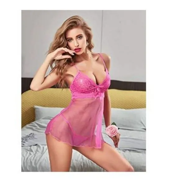 Avidlove Women Lingerie Lace Babydoll Sleepwear