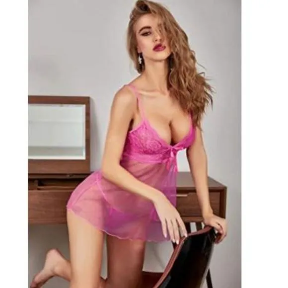 Avidlove Women Lingerie Lace Babydoll Sleepwear