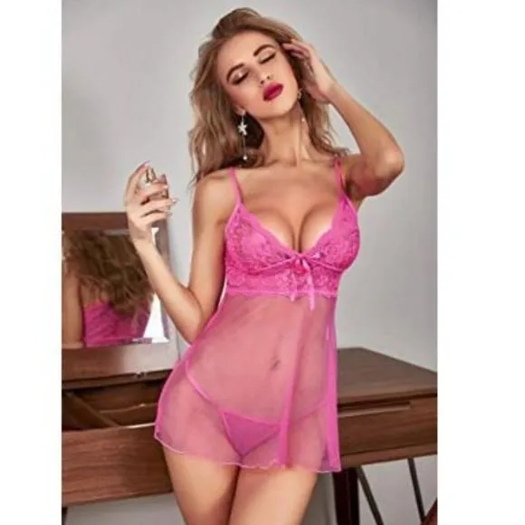 Avidlove Women Lingerie Lace Babydoll Sleepwear