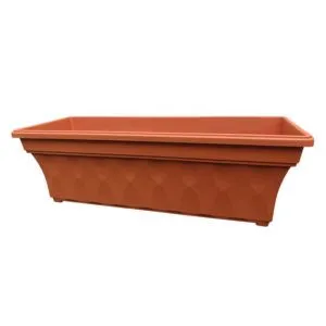 BABA BI-529 Cotta Planter Box (48.7cmL x 18cmW x 16cmH)