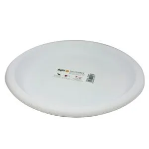BABA No.911 White Plastic Saucer (23.4cmØ x 2.9cmH)