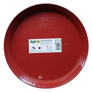 BABA No.928 Brown Plastic Saucer (17.1cmØ x 2.2cmH)