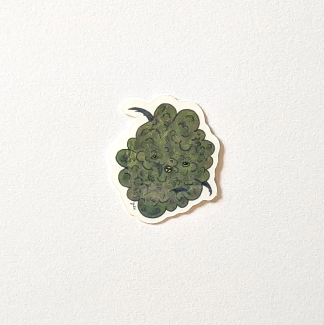 Baby Bluephoria Bud Sticker