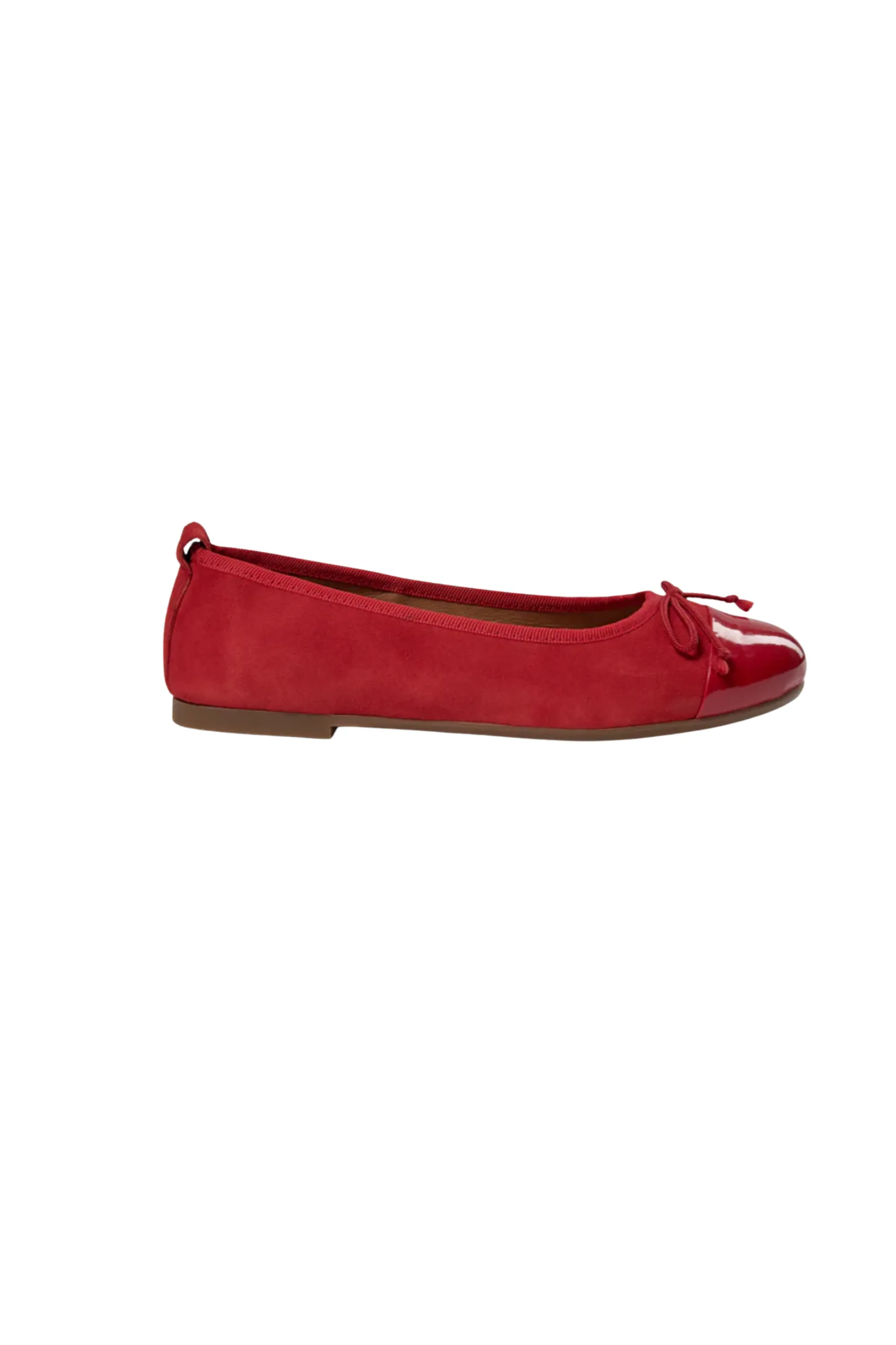 Ballerina Red Suede - Pavement Lucy Lu- Red