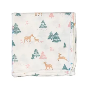 Bamboo Swaddle Blanket (Deer Forest Print)