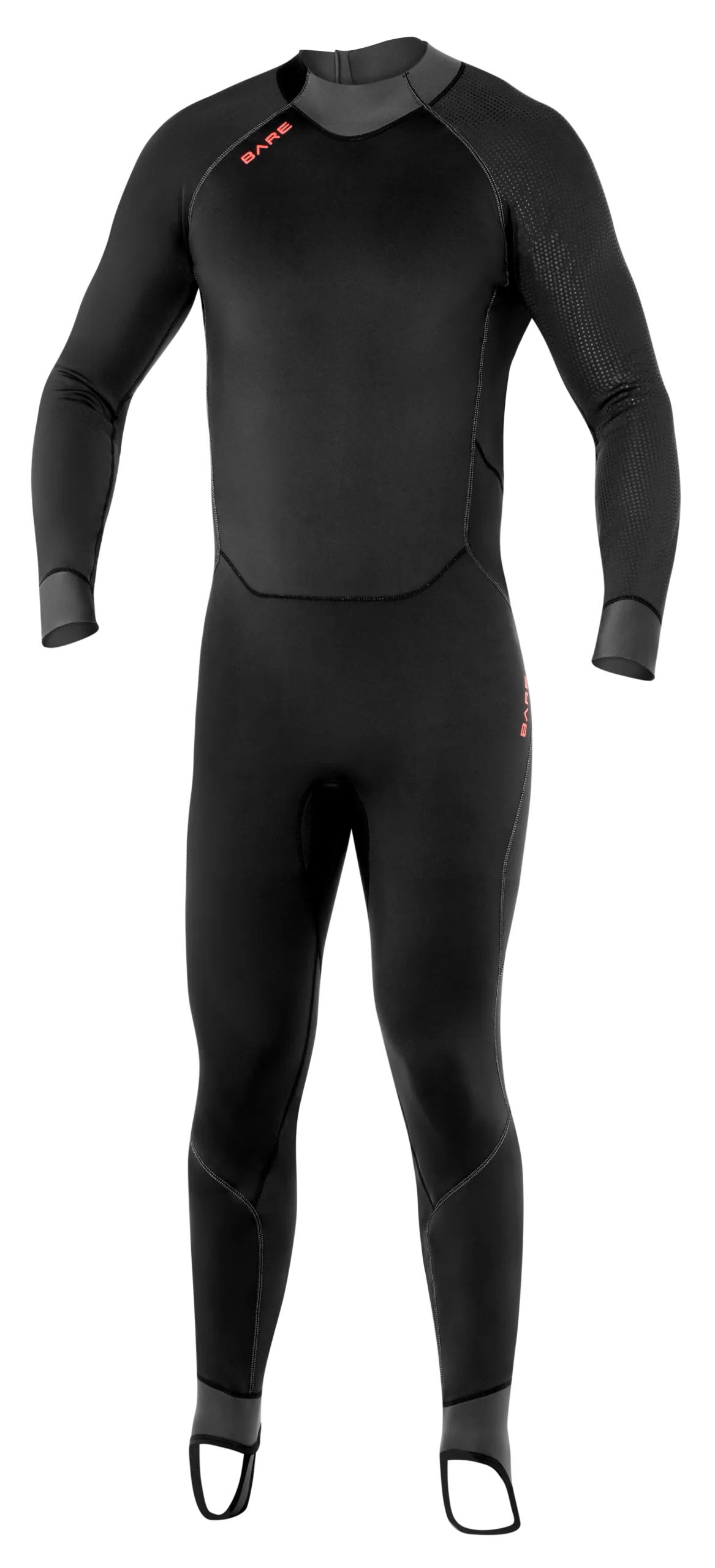 BARE MEN'S EXOWEAR FULL SUIT BACK ZIPPER