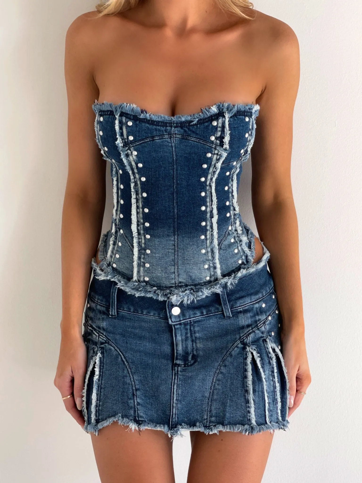 BENTLEY MINI SKIRT DENIM