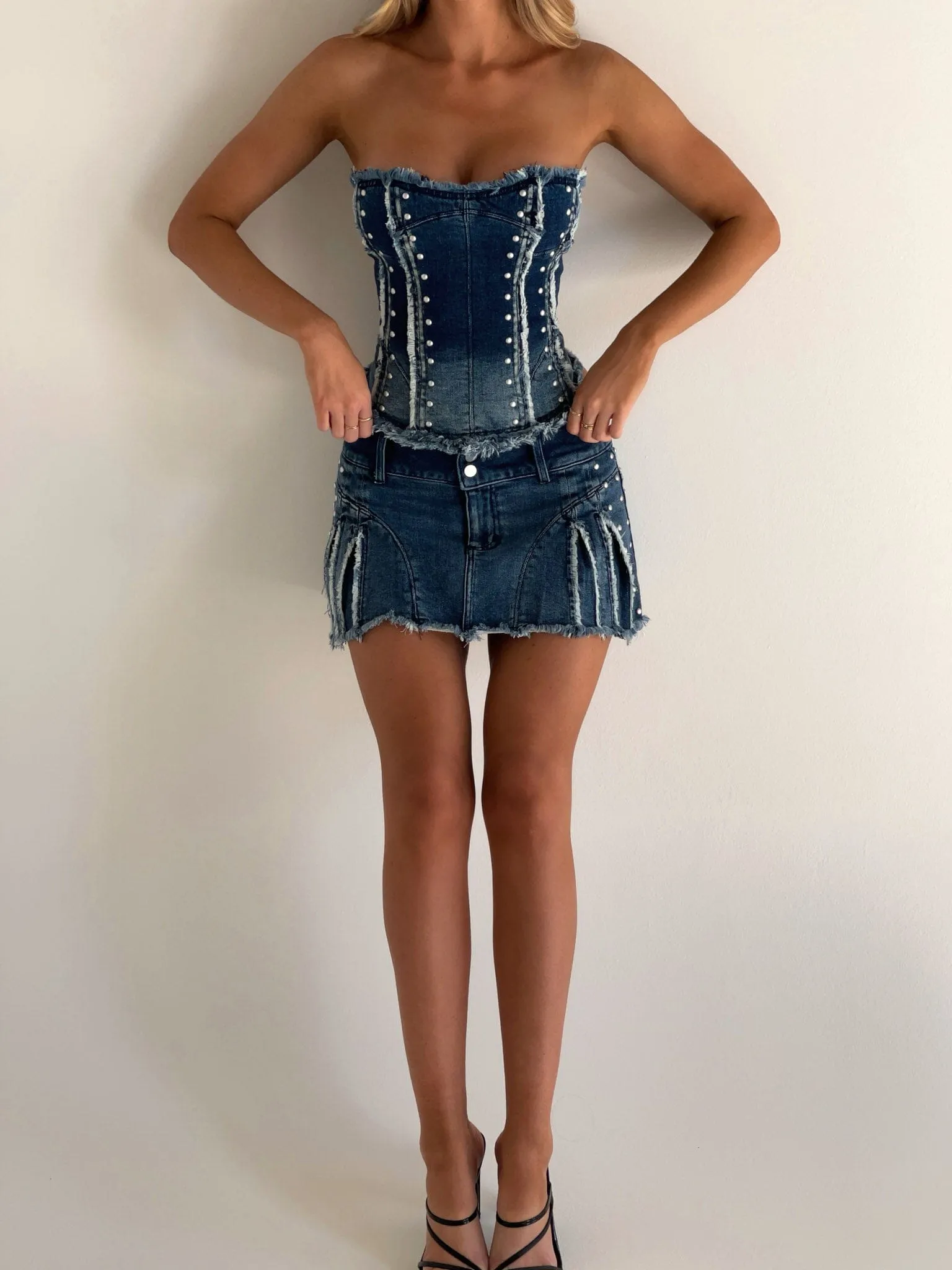BENTLEY MINI SKIRT DENIM