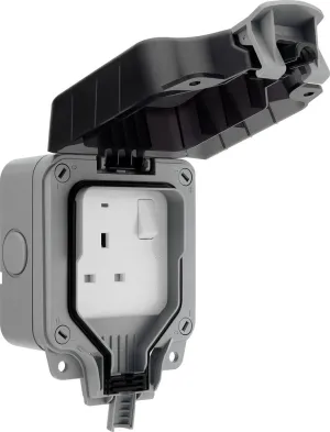 BG WP21-02 Weatherproof Nexus Storm 13A 1G Switched Socket