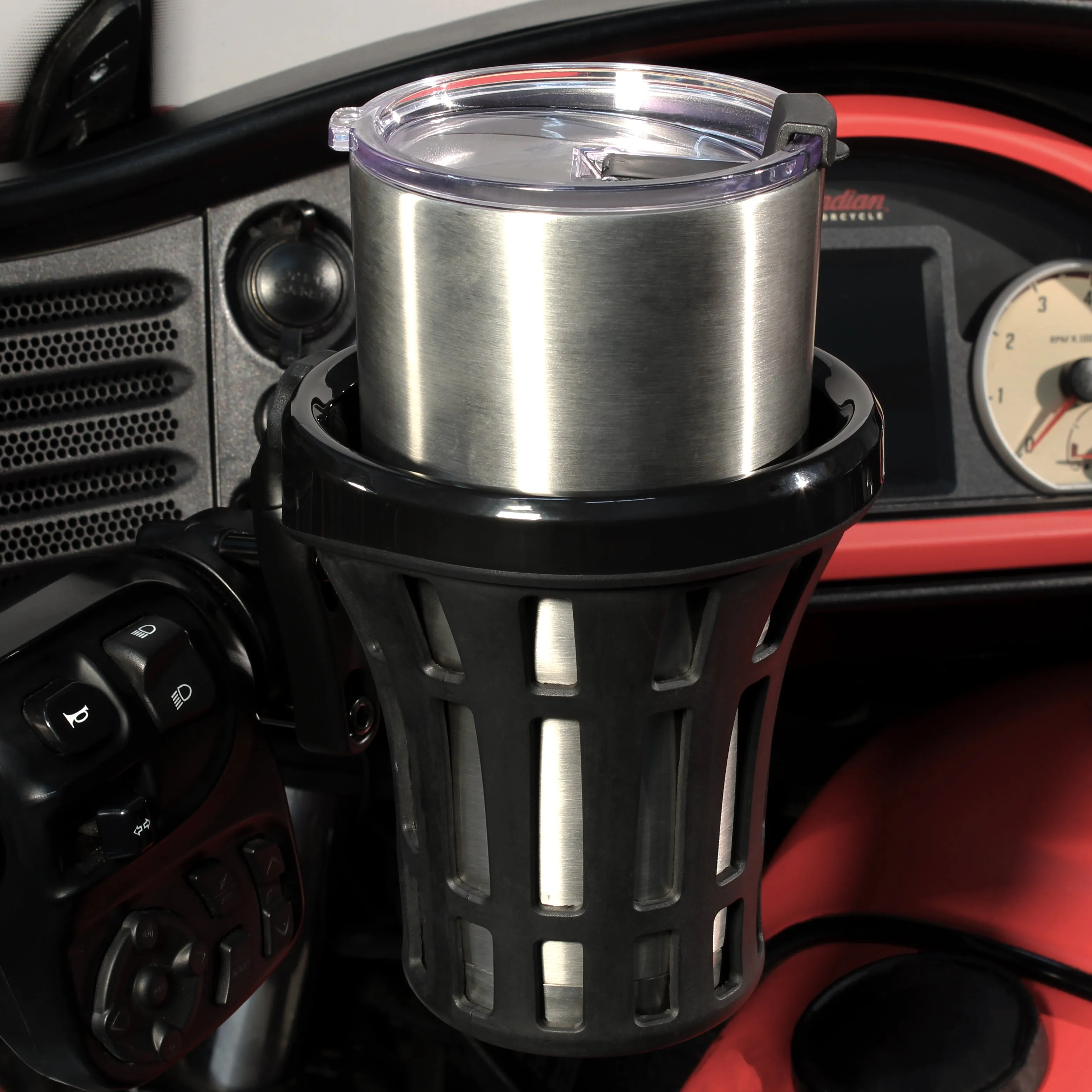 Big Ass® Drink Holder Black, Perch Mount, Black