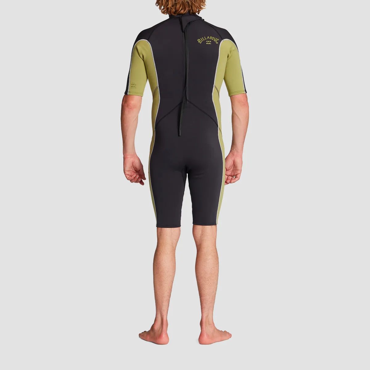 Billabong Absolute 2/2mm Back Zip Shorty Wetsuit Cactus