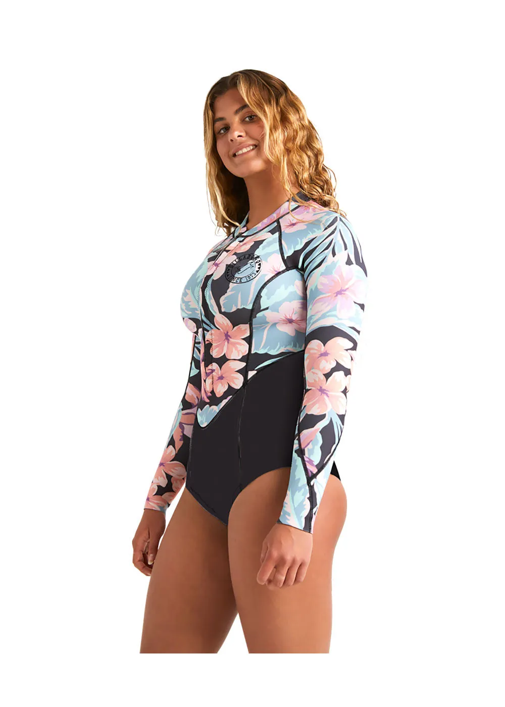 Billabong Womens Salty Dayz 2mm FZ FL LS Spring Suit