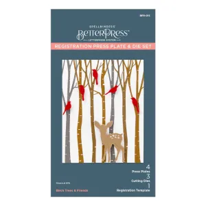 Birch Trees & Friends BetterPress BPR-015 Spellbinders