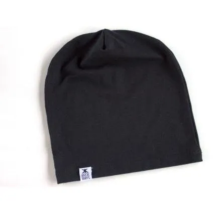 Black Bamboo Slouchy Hat