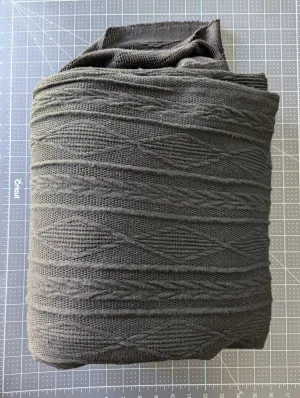 Black Stretch Sweater Fabric - Single Piece - 4yds