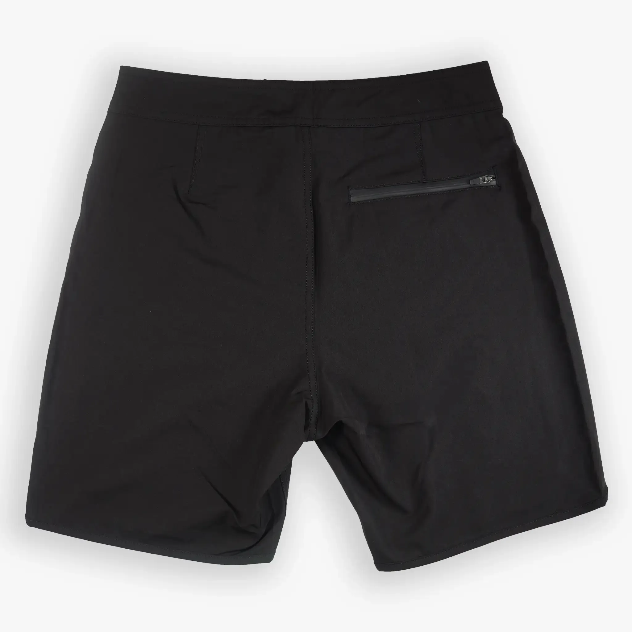 Boardshort - 18" Scallop Black