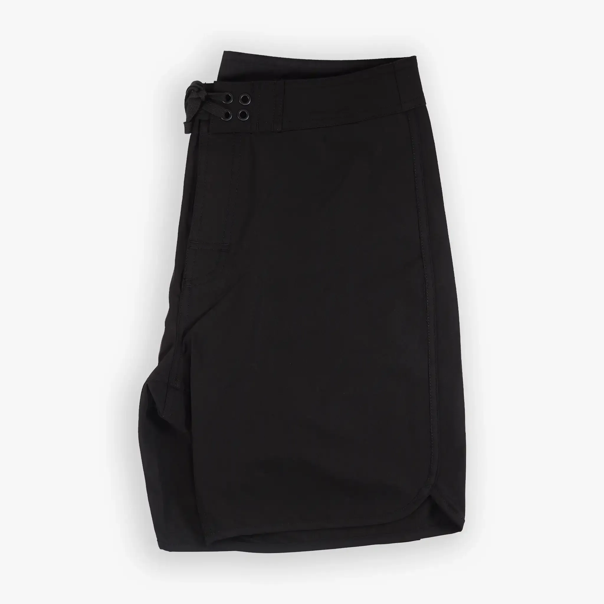 Boardshort - 18" Scallop Black