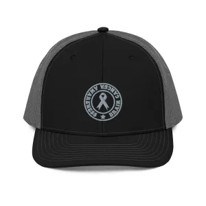 Brain Cancer Embroidered Trucker Cap