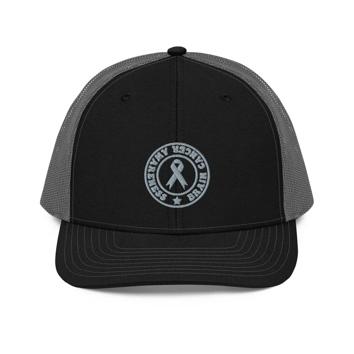 Brain Cancer Embroidered Trucker Cap
