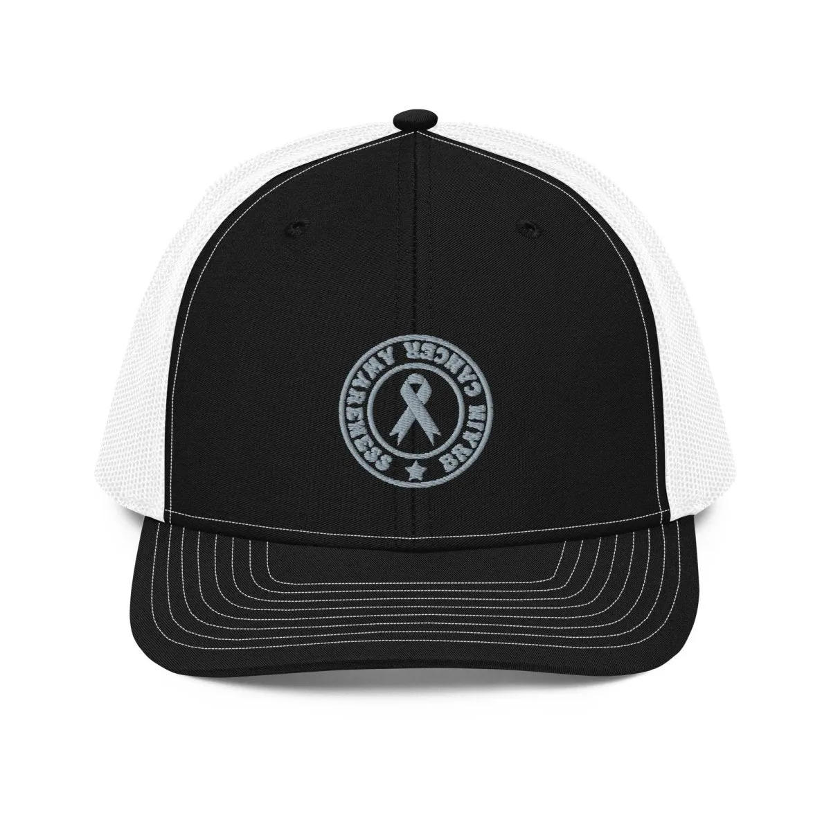 Brain Cancer Embroidered Trucker Cap