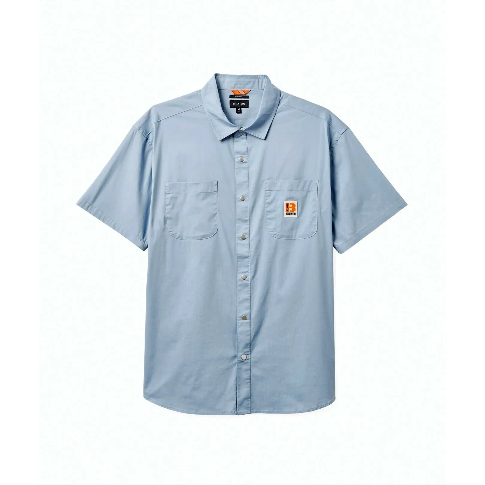 Brixton Builders Mechanic Woven Shirt Dusty Blue