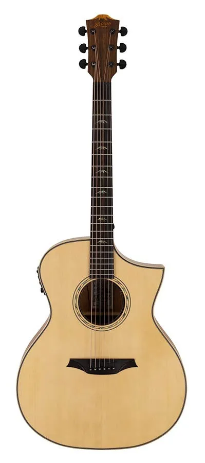 Bromo BAT4CE Solid Top Auditorium Electro Acoustic Guitar