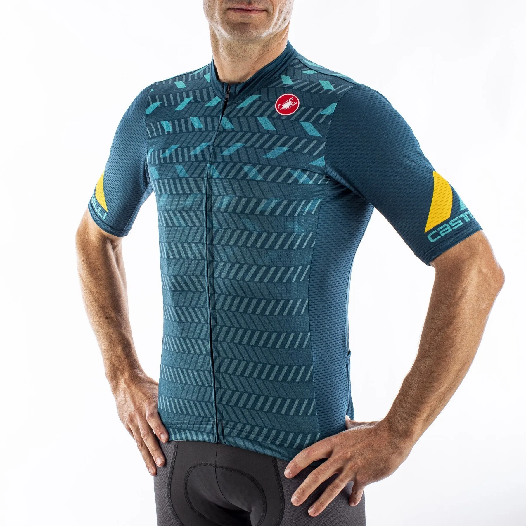 Castelli Avanti Mens Jersey - Storm Blue