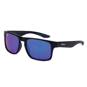 Casual Atlanta Sunglasses with Blue Revo Lens, Black