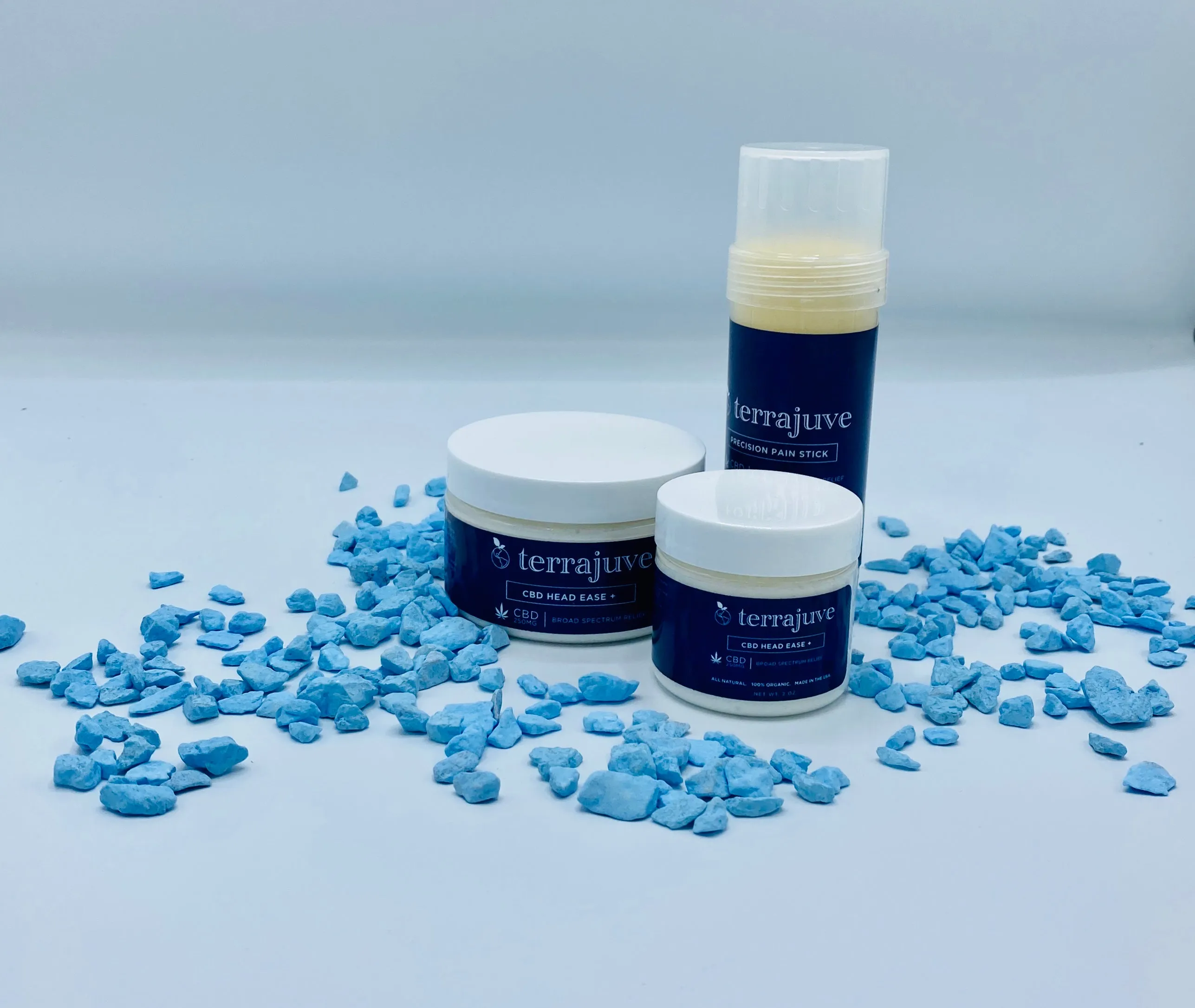 CBD Head Ease  Cream, Broad Spectrum Relief by Terrajuve