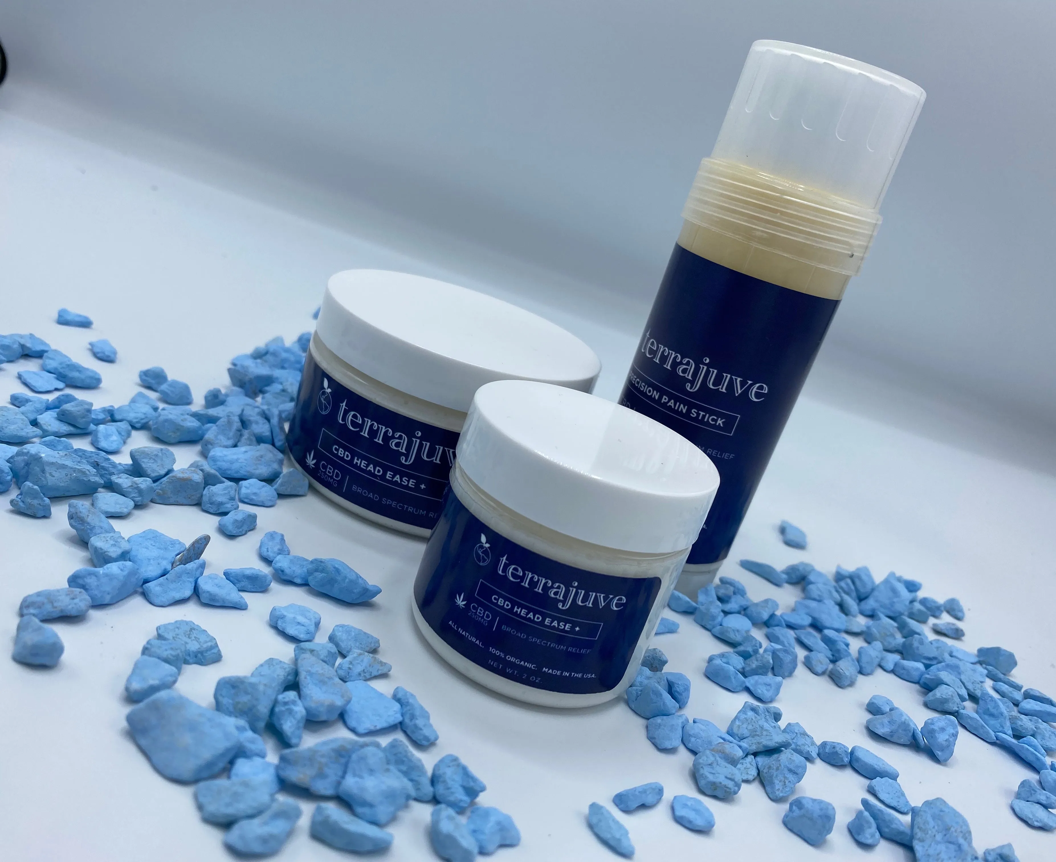 CBD Head Ease  Cream, Broad Spectrum Relief by Terrajuve
