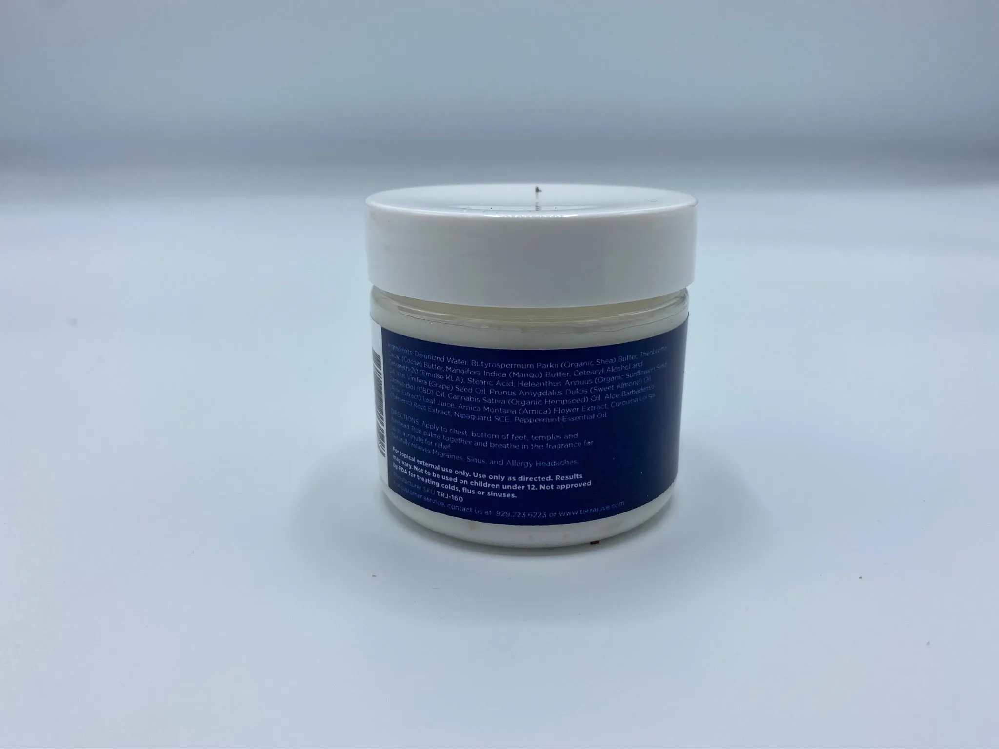 CBD Head Ease  Cream, Broad Spectrum Relief by Terrajuve