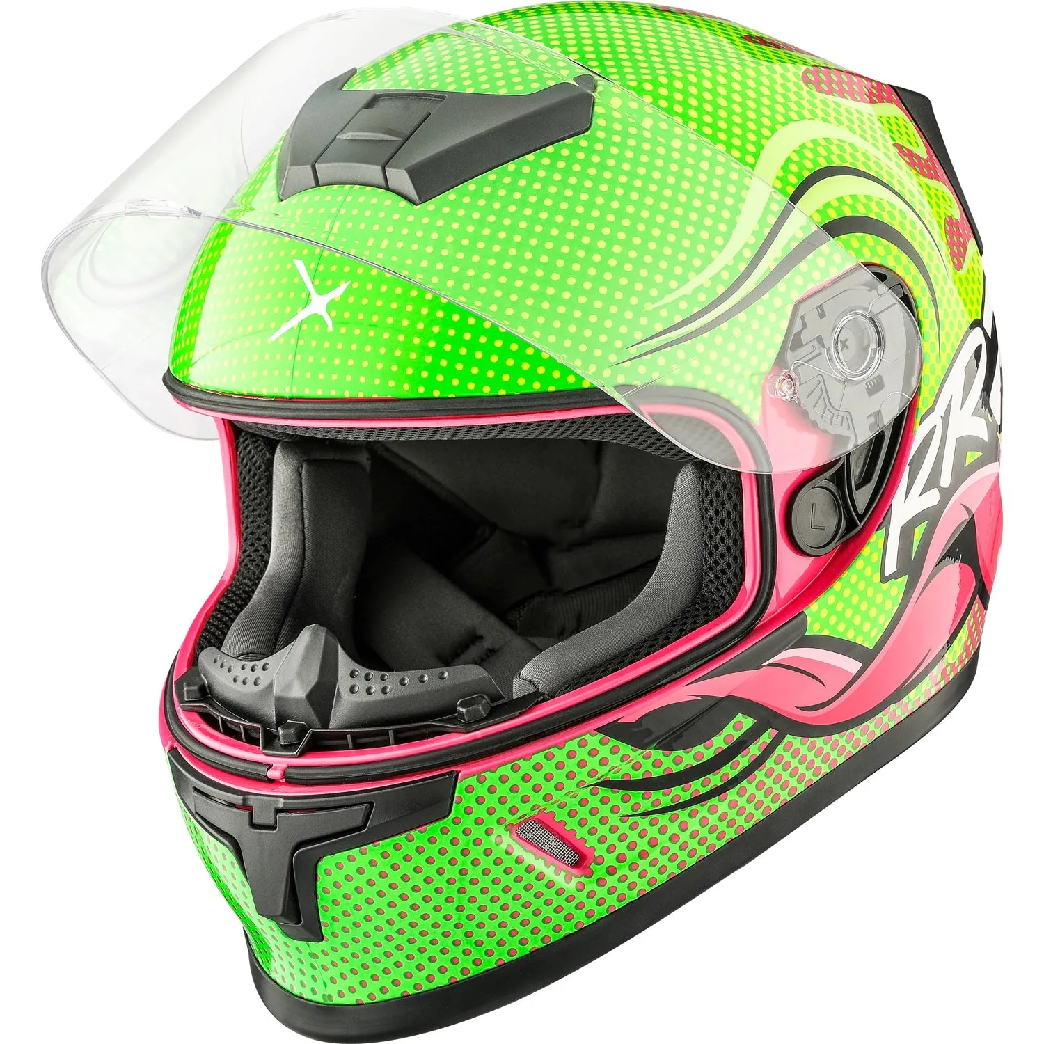 CKX Youth RR24Y Gecko Full-Face Helmet with Single Shield