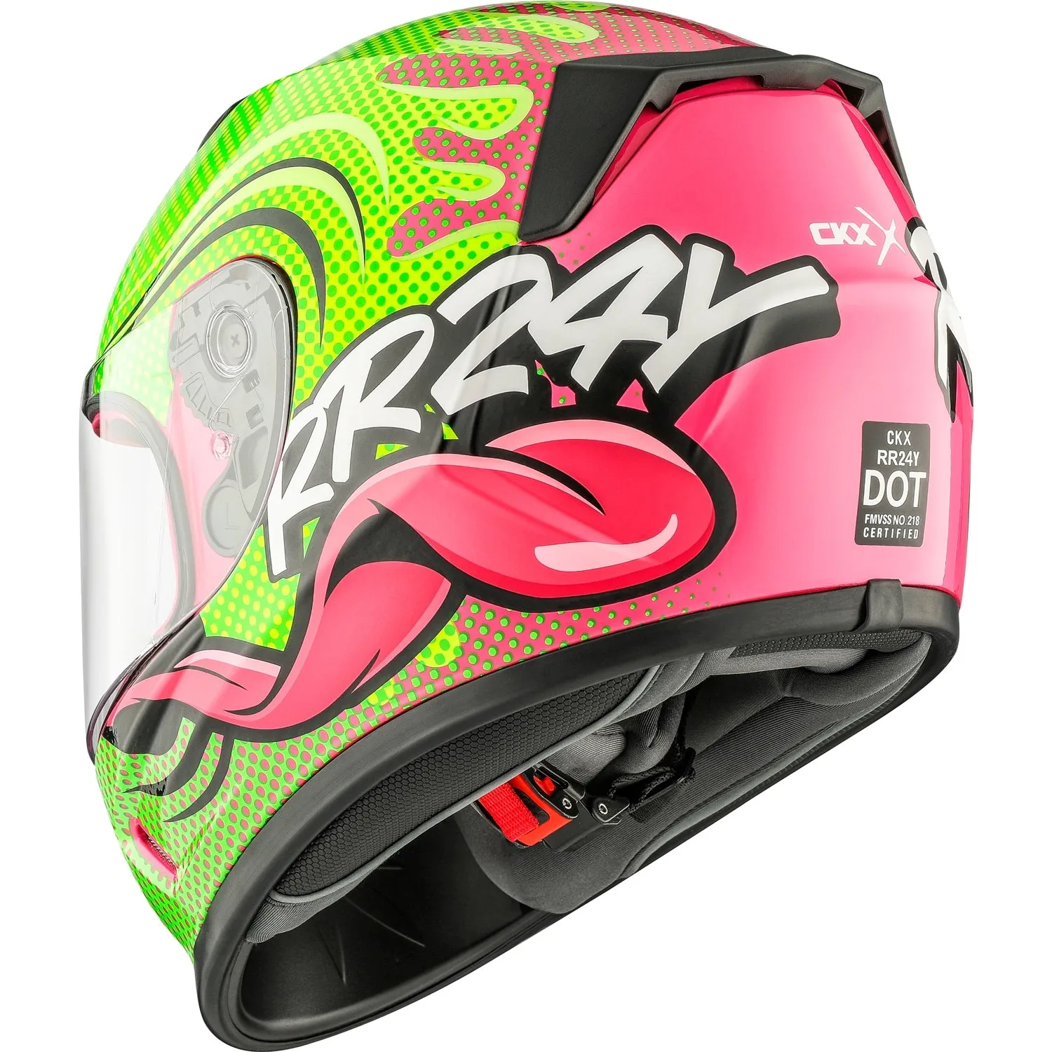 CKX Youth RR24Y Gecko Full-Face Helmet with Single Shield
