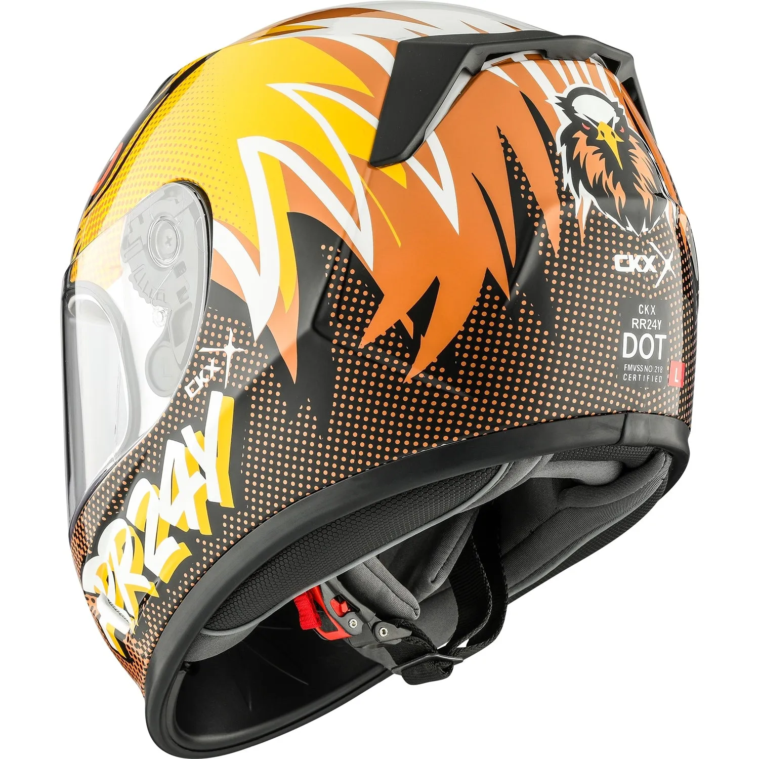 CKX Youth RR24Y Hawk Full-Face Helmet with Single Shield