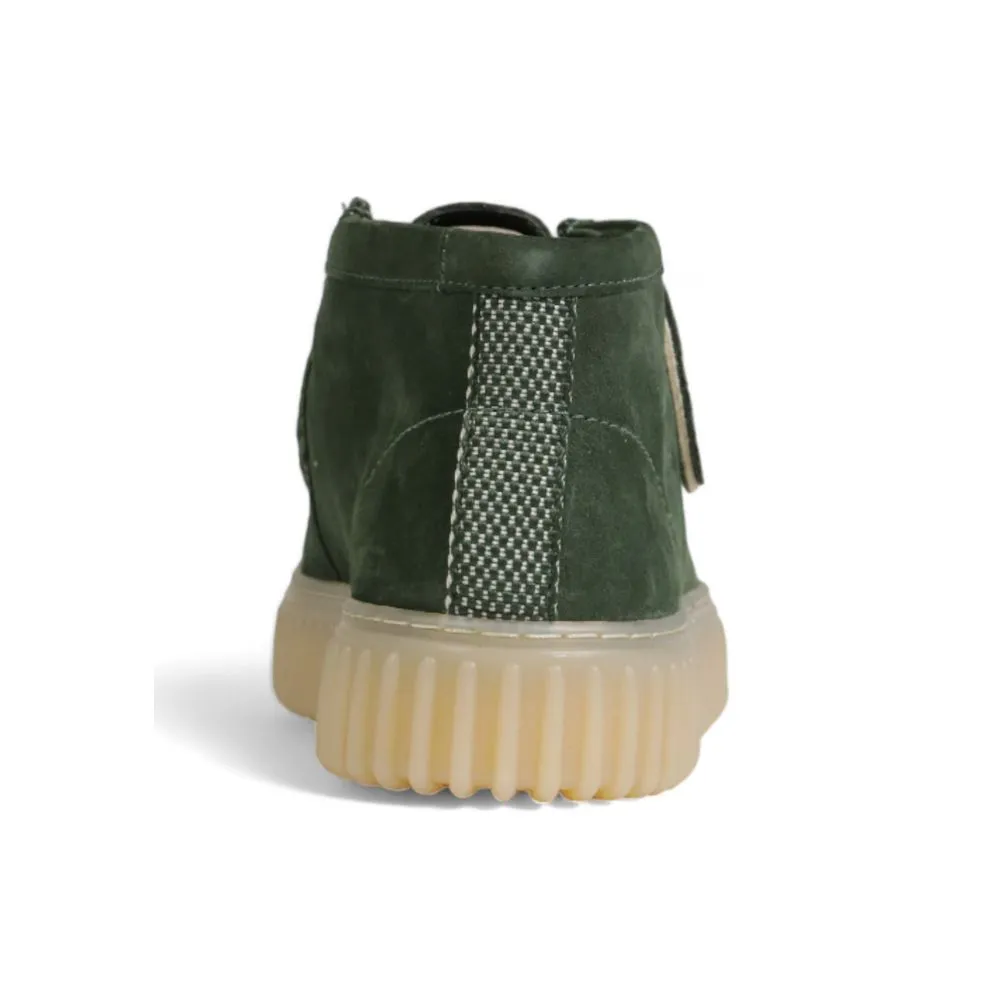 Clarks Green Suede Leather Boot