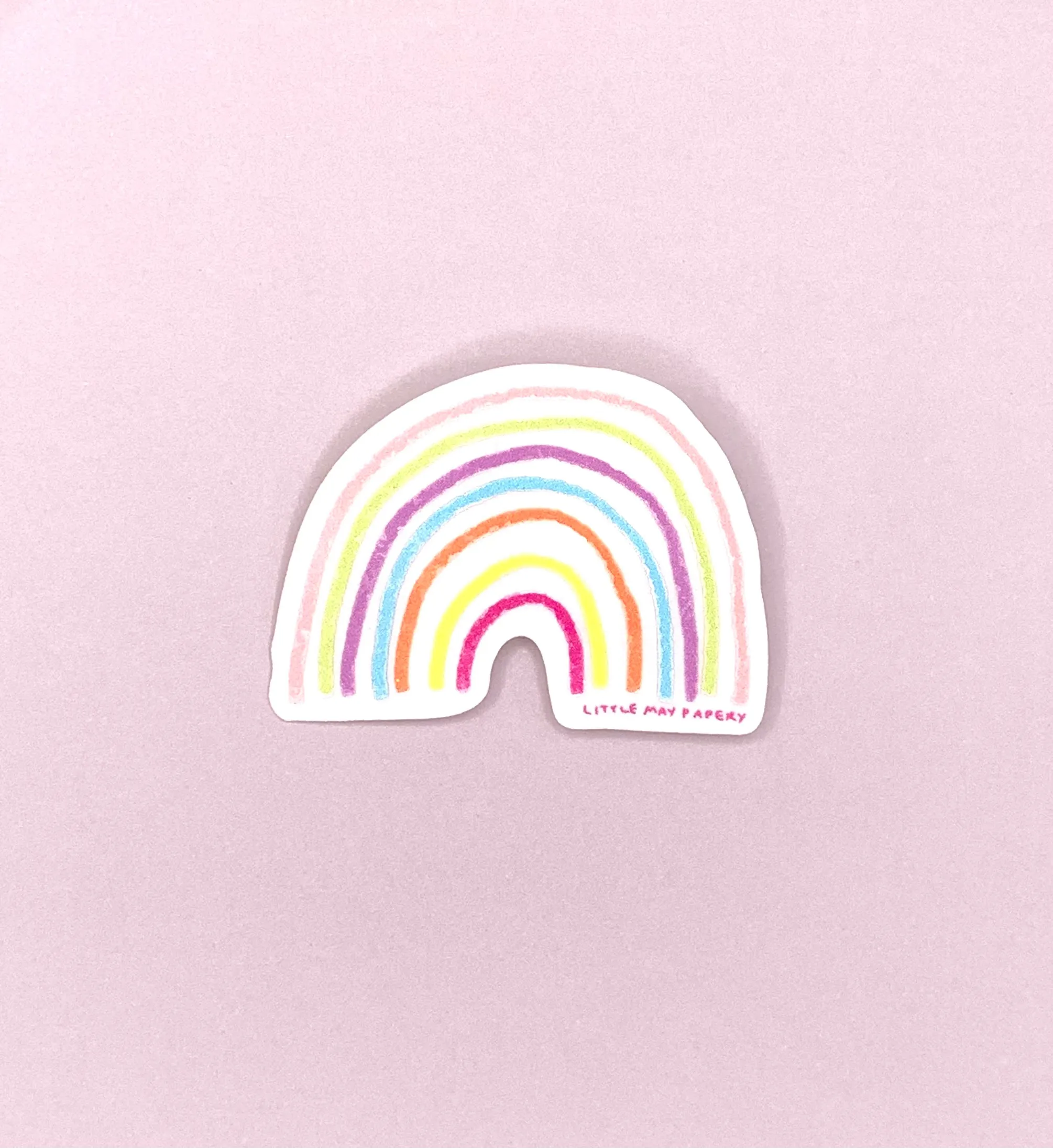Clear Rainbow Vinyl Sticker
